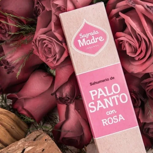 Miniatura 2 de Sagrada Madre Palitos de incienso Palo Santo – Varillas de manchas naturales para limpieza, meditación, relajación – Vegano, combustión lenta, bajo