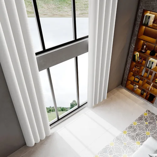 Miniatura 8 de Niyati Cortinas opacas extralargas – Cortinas de sala de estar de 2 pisos de alto – Cortinas altas para techos altos o cortinas largas de ventana