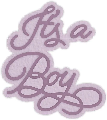 Briartw Troqueles de corte It's a Boy, palabras frases, sombra, sentimiento, para hacer tarjetas, letras del alfabeto, álbumes de recortes, papel,