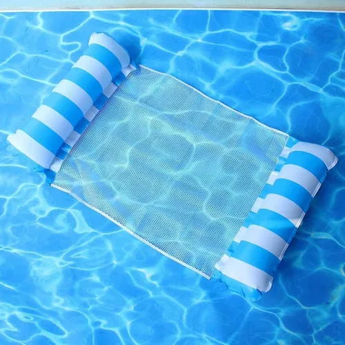 Miniatura 2 de Hamaca flotante para piscina, silla de agua, plegable, inflable para natación, tumbona flotante para adultos familiares – 2