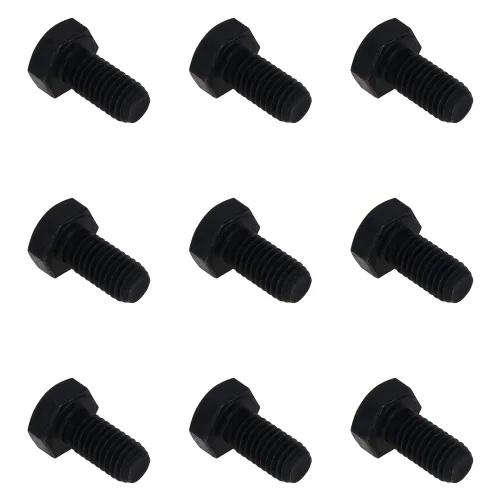 Miniatura 5 de Aicosineg M8 x 0.394 in Acero al carbono Grado 8.8 Tornillo de cabeza hexagonal externa Tornillos de rosca métrica Tornillos hexagonales sujetador