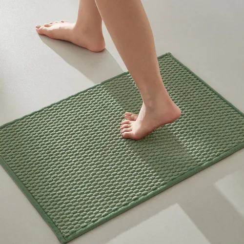 Miniatura 31 de TYUU Alfombras de Baño Antideslizantes Lavables, Tapete de Baño Súper Absorbente Delgado de Pila Baja para Secar Rápido, Alfombra de Baño Pequeña
