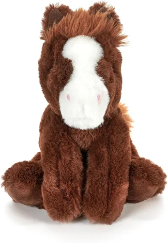 Miniatura 2 de The Petting Zoo - Peluche de caballo flácido, juguete de peluche para niños, animales salvajes Wild Onez, juguete de peluche de caballo 8 pulgadas