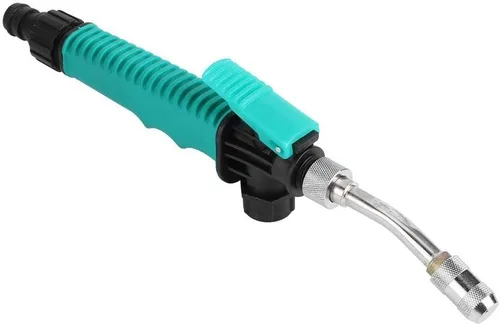Pulverizador de boquilla de manguera de jardín de alta presión con válvula de control de flujo, varita de riego ajustable para lavado de autos,