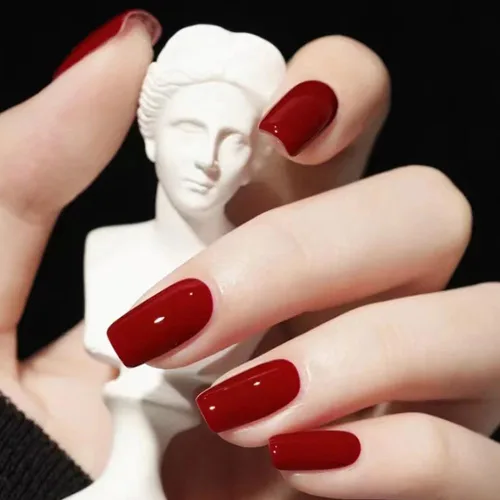 Miniatura 16 de 24 uñas acrílicas a presión, uñas postizas largas con forma de ataúd brillante, color rosa degradado, con diamantes de imitación y purpurina