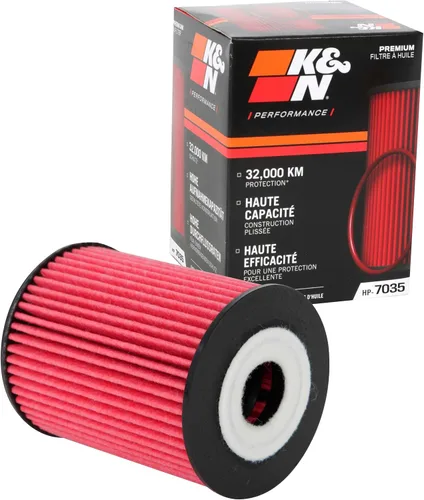 K&N Filtro de aceite premium: protección del motor de 20,000 millas, alta capacidad/alta eficiencia: compatible con GENESIS/HYUNDAI/KIA 2015-2021