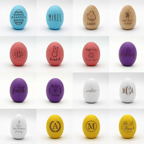 Miniatura 2 de Huevos de Pascua personalizados para cestas de Pascua para bebés, regalos de Pascua para bebés, regalos de Pascua para niños pequeños, huevos