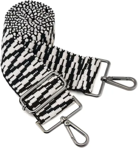 Miniatura 34 de ZOOEASS Hebillas de níquel Correa ancha para el hombro ajustable de repuesto para cinturón de pistola, hebilla de guitarra estilo bandolera