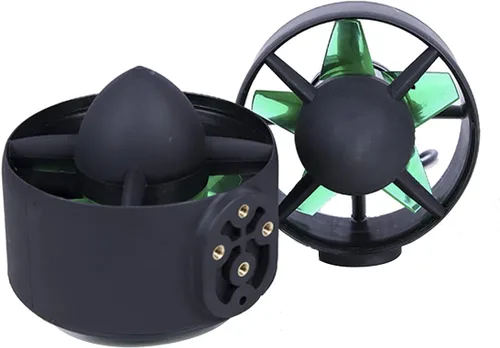 Hélice subacuática de barco RC 12-24V motores eléctricos sin escobillas Motor de accionamiento para remolcadores de cebo RC, 300kv negro RC-BK