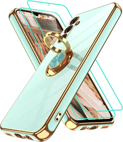 Miniatura 220 de Gritup Funda para Samsung Galaxy A14 5G: Funda Samsung A14 con 2 Protectores de Pantalla, Soporte de Anillo con Rotación 360°, Soporte Magnético