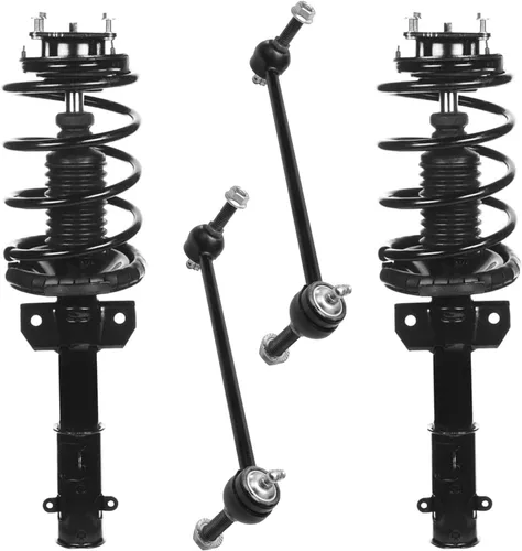 Miniatura 61 de Detroit Axle - Kit de puntales delanteros 2WD para Ford F-150 2005-2008 Lincoln Mark LT 2005-2008, 2 puntales con muelle helicoidal, 2 enlaces