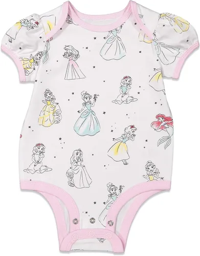 Miniatura 3 de Disney Body unisex de manga corta de algodón elástico orgánico para bebé paquete de 3
