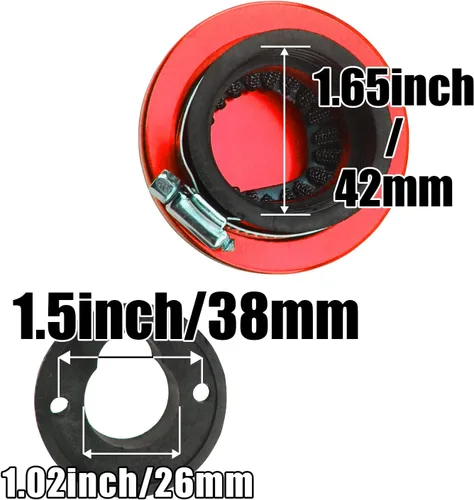 Miniatura 3 de Carburador para motor de 43cc - 47cc 49cc 2 tiempos Mini Moto ATV Quad Go Kart ciclomotor cortador de cepillo Minimoto X1 X2 X6 X8 Pocket Dirt