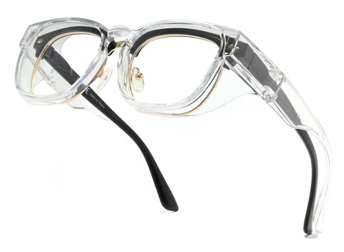 Miniatura 21 de Alsenor Gafas de seguridad antiniebla, gafas protectoras con bloqueo de luz azul, antipolvo, protección UV, para hombres y mujeres (jade)