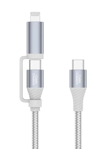 Miniatura 9 de [Certificación Apple MFi] 2-en-1 Lightning Cable de carga a USB con sincronización de datos, Lightning Micro USB 2-en-1 para iPhone 6 6S 6Plus iPad