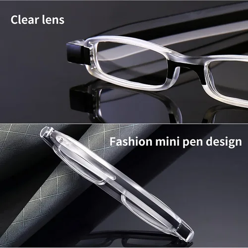 Miniatura 4 de Paquete de 4 lentes de lectura para mujeres y hombres, compactos, portátiles, delgados, pequeños, ligeros, plegables