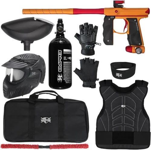 Miniatura 8 de Action Village Empire Mini GS TP Level 2 Kit de pistola de paintball protector