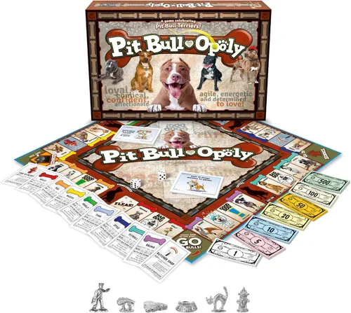 Miniatura 2 de Late for The Sky Pit Bull-Opoly - Juego de mesa para familias: juego de fiesta para amantes de los perros, edades de 8 años, 2 a 6 jugadores, juego