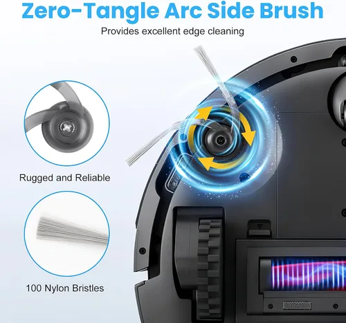 Miniatura 4 de Paquete de 26 accesorios de repuesto para robot aspirador Roborock Q7 M5 / Q7 M5+ / Q7 L5 / Q7 L5+, 2 cepillos principales, 6 cepillos laterales, 4