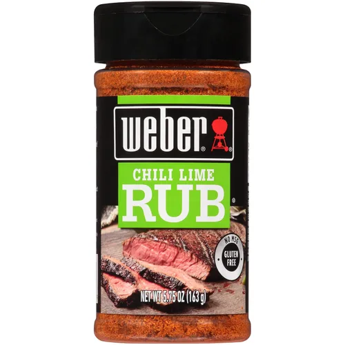 Weber Chili Lime Rub, 5.75 oz