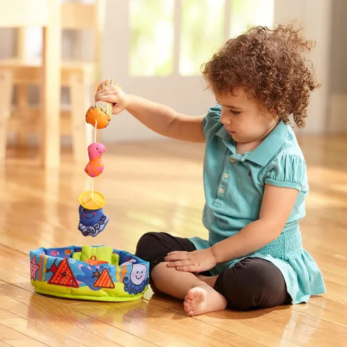 Miniatura 6 de Melissa & Doug K's Kids Fish and Count Juego de aprendizaje con 8 peces numerados para atrapar y liberar