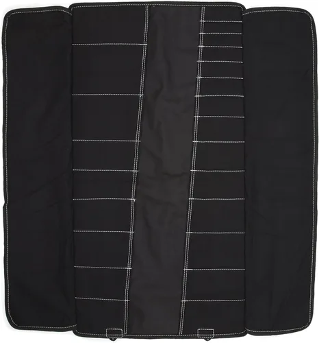 Miniatura 4 de Dickies Rollo organizador grande de llaves inglesas/destornilladores para mecánicos, 23 bolsillos para herramientas, construcción de lona Negro