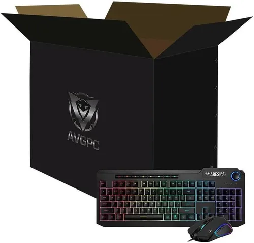 Miniatura 6 de Hellfire PC para juegos - Ryzen 7 5700X 4.6 GHz, RTX 5070 12GB VRAM, 32GB RAM, 1TB NVME M.2 SSD, enfriador líquido de 14.173 in, ventiladores ARGB