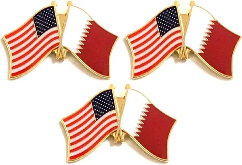 Miniatura 153 de 3 Pines de solapa con banderas de Estados Unidos y países internacionales, paquete de 3 pines dobles con diseño de banderas de Estados Unidos
