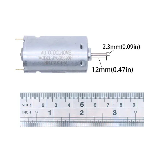 Miniatura 3 de Broca de 6 – 12 V DC motor High Torque Gear ruedas para Traxxas R/C y potencia PCB