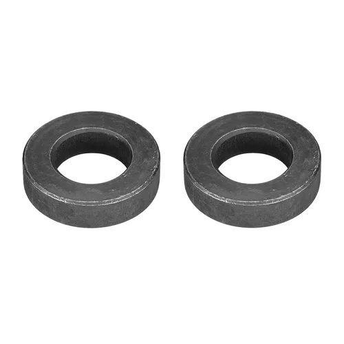Miniatura 16 de Uxcell Arandela plana de acero al carbono para pernos M8, 10 piezas M8 x 16 x 1.5mm, aleación de acero negro oxidado de grado 8.8, sujetadores