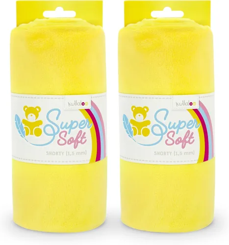 Miniatura 43 de kullaloo Tela de Felpa Tela Minky Blanca Sólida para Coser Material de Abrazo Súper Suave 39.5x29.5 pulgadas Peluches, Mantas de Bebé