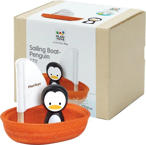 Miniatura 15 de PlanToys® Barco de guardia costero de madera con conductor Juguete impermeable para baño y agua Juguete Montessori para juego imaginativo
