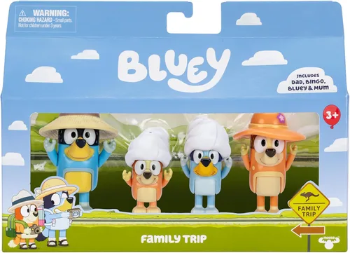 Miniatura 11 de Figuras de Super Fan de Bluey para Niños Pequeños, Juego de 11 Personajes con Figuras Exclusivas, Incluye Figuras para Niños Pequeños de Bluey