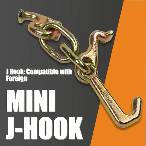 Miniatura 5 de Gancho de racimo RTJ de 5/16", gancho RTJ de racimo forjado con un enlace extra agrandado para una fácil fijación, WLL: 4,800 libras, Capacidad