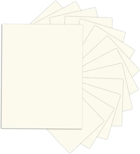 Miniatura 11 de 24 hojas de cartulina amarilla de 8.5 x 11 pulgadas, papel grueso, cartulina Goefun de 80 libras para impresora para invitaciones, menús, bodas