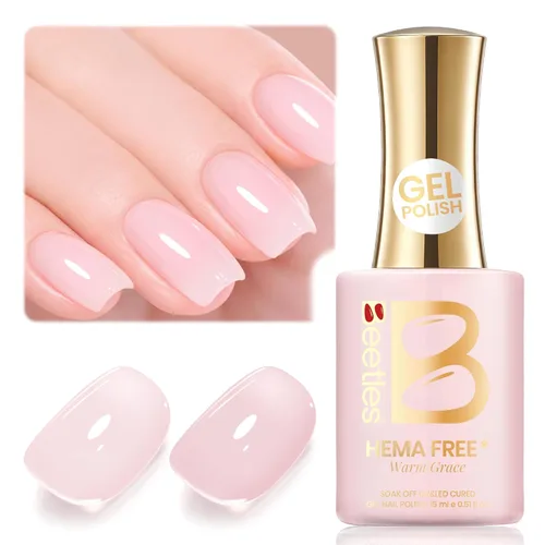 Miniatura 110 de Beetles - Esmalte de uñas de gel verde luminoso que brilla en la oscuridad, esmalte de uñas de gel que se absorbe con lámpara LED UV, arte de uñas