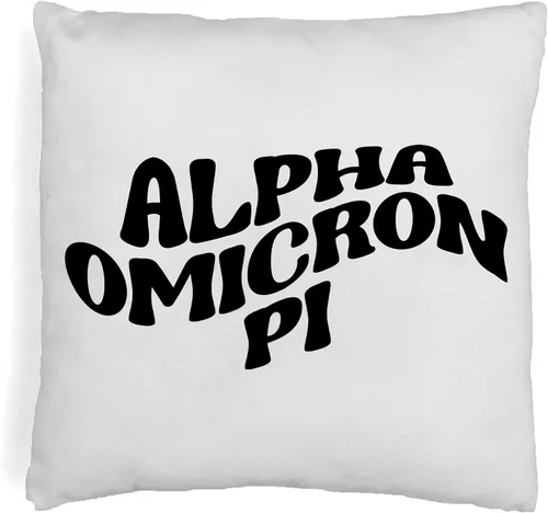 Miniatura 48 de sockprints Mod Alpha Chi Omega - Funda de almohada de 18 x 18 pulgadas, fundas de almohada de hermandad de mujeres - Almohada decorativa