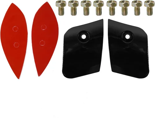 Miniatura 5 de Compatible con Honda Civic Hatchback 2016 2017 2018 2019 2020 2021 2 tonos rojo negro tipo R estilo alerón necesita montaje simple