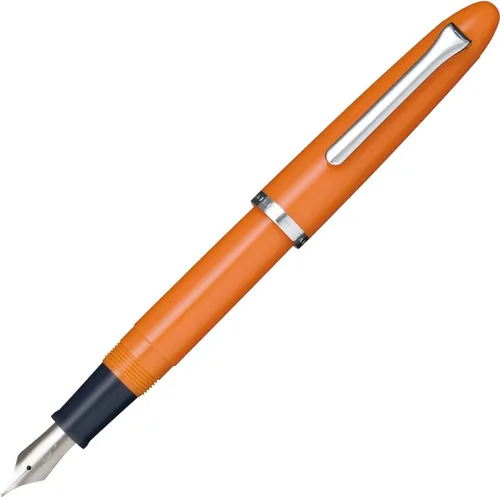 Sailor - Pluma estilográfica Profit Jr. - Pluma estilográfica de punta medio-fina cromada naranja 12-0222-373 con bolígrafo táctil con puntero