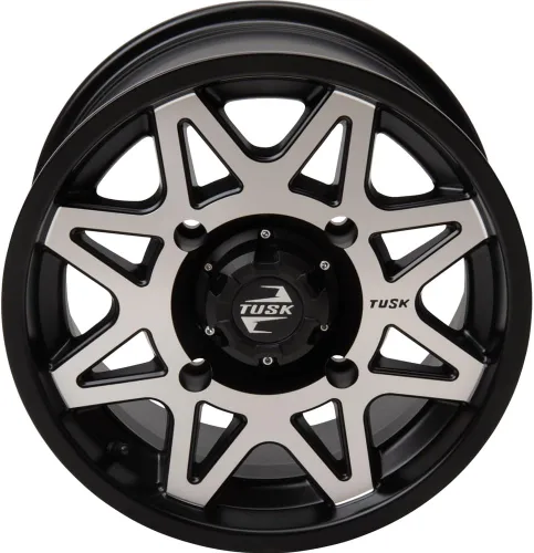 Miniatura 2 de 4/137 Tusk Tintic Wheel 15x7 5.0 + 2.0 mecanizada/negra para CAN-AM Maverick X3 X RS Turbo RR Smart-Shox 72 pulgadas 2021-2022