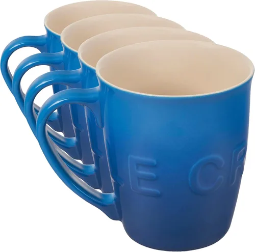 Miniatura 6 de Le Creuset - Taza de cerámica extra grande de 20 onzas con logo, alcachofa