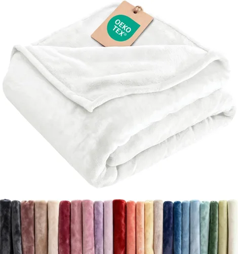 Miniatura 33 de Manta de forro polar ultrasuave para niños – Manta de franela de lujo para niños – Ligera para sofá, cama o silla – Gruesa, cálida y transpirable