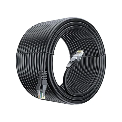Miniatura 31 de Maximm Cable Ethernet Cat6, 100 pies, cobre 100% puro, UTP (negro) 100 pies