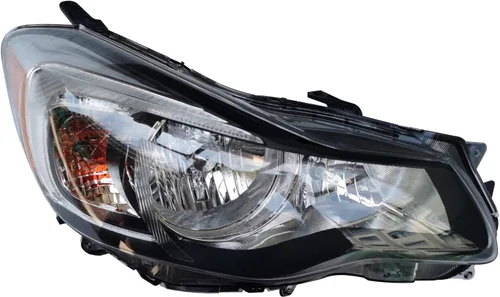 Miniatura 10 de CNCEST Par de faros delanteros halógenos, ajuste directo, carcasa cromada, lente transparente, para modelos Subaru Impreza 2015-2016, delantero