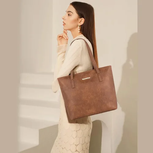 Miniatura 2 de Montana West - Bolsas de mano grandes de cuero para mujer con asa superior para usar en la mano o colgada del hombro bandolera