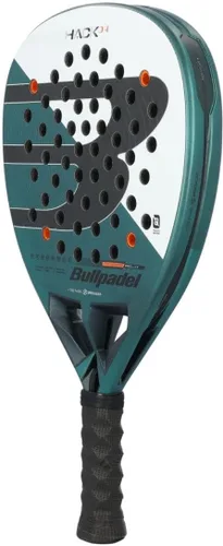 Miniatura 2 de BULLPADEL Pala de pádel HACK 04 Paquito Navarro Pala Padel Profesional en Forma Diamante TriCarbon 3D & MultiEva Core Aerodinámica Canal Total