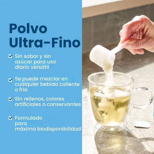 Miniatura 6 de NativePath Proteína de péptidos de colágeno – Polvo de colágeno hidrolizado tipo 1 y 3 para piel, cabello y uñas, 15.9 onzas (45 porciones)