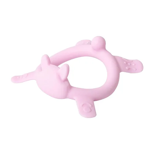 Miniatura 13 de Pigeon Mordedera de silicona con forma de animal, gato azul, 6 meses, 1 unidad, juguetes para aliviar la dentición con múltiples texturas, ligero
