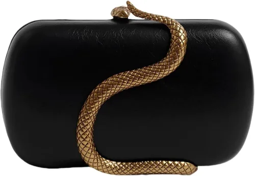 Miniatura 31 de Bolso de mano de piel sintética desmontable con cadena cruzada, bolso de noche, bolso de mano para mujer, formal, boda, fiesta, baile de graduación