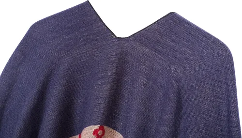Miniatura 3 de Chales cálidos para mujer, cárdigan con frente abierto, estilo vintage, poncho